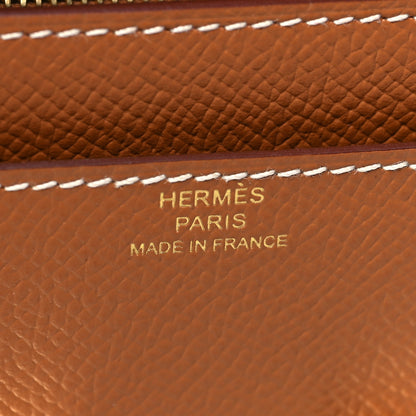 Hermes Epsom Constance Long Wallet To Go Gold 6 of 11