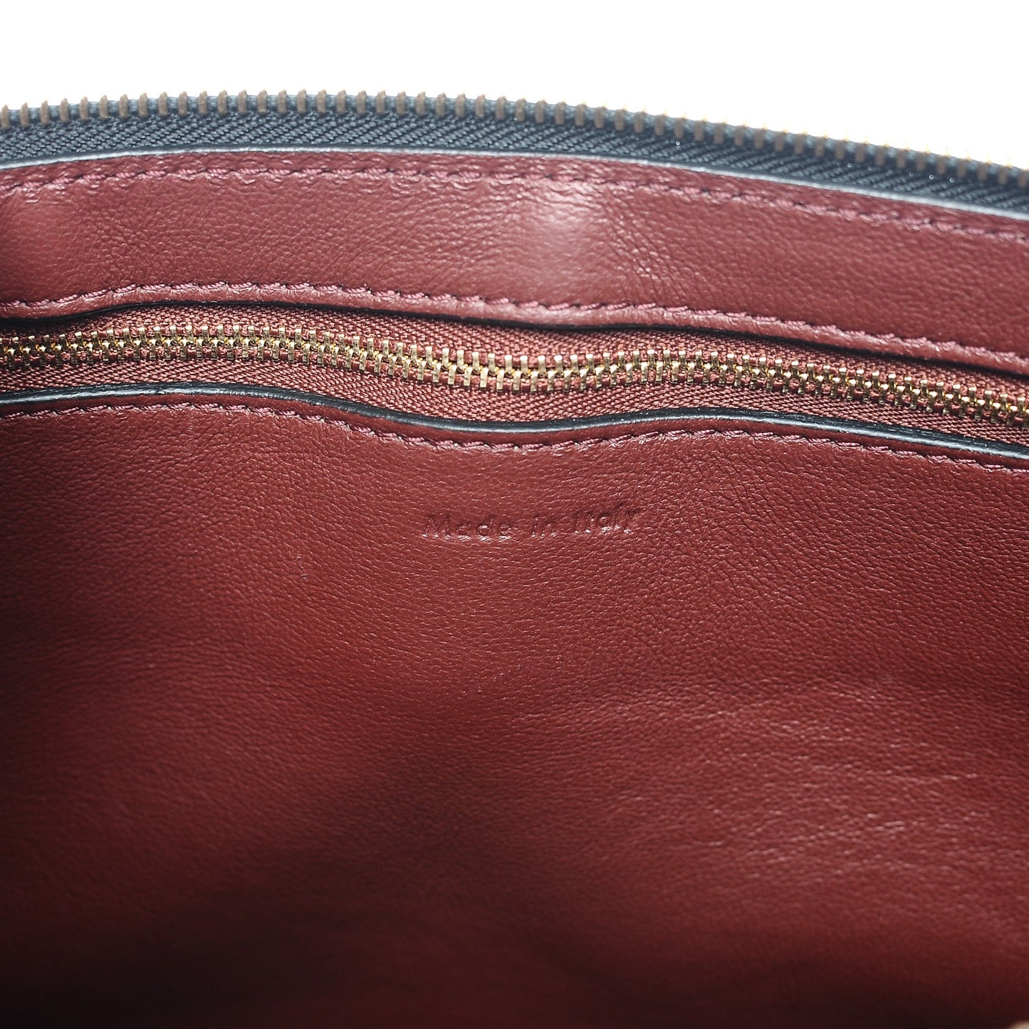 Palmelato Calfskin Medium Edge Shoulder Bag Black
