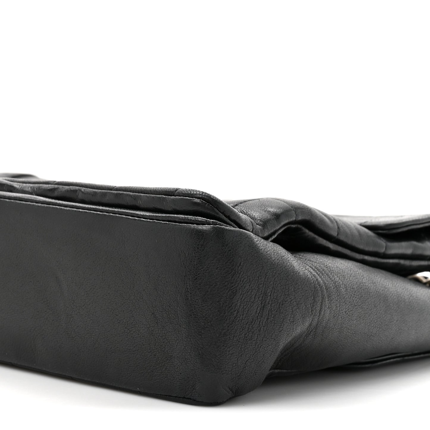 Lambskin Reissue Chocolate Bar Flap Black