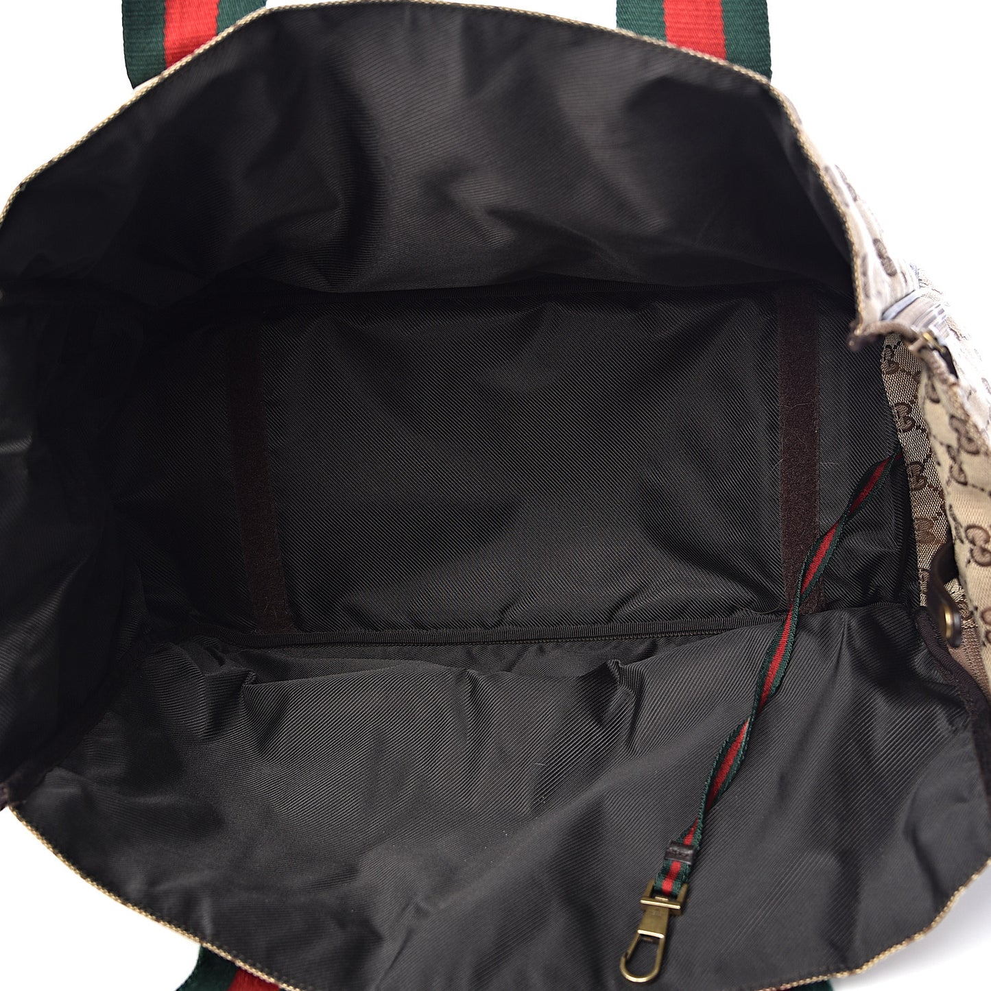 Monogram Web Dog Carrier Dark Brown
