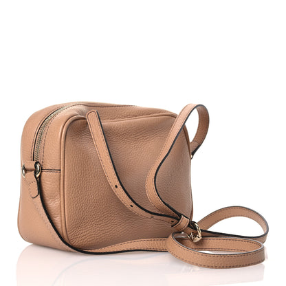Gucci Pebbled Calfskin Small Soho Disco Bag Camelia 3 of 18