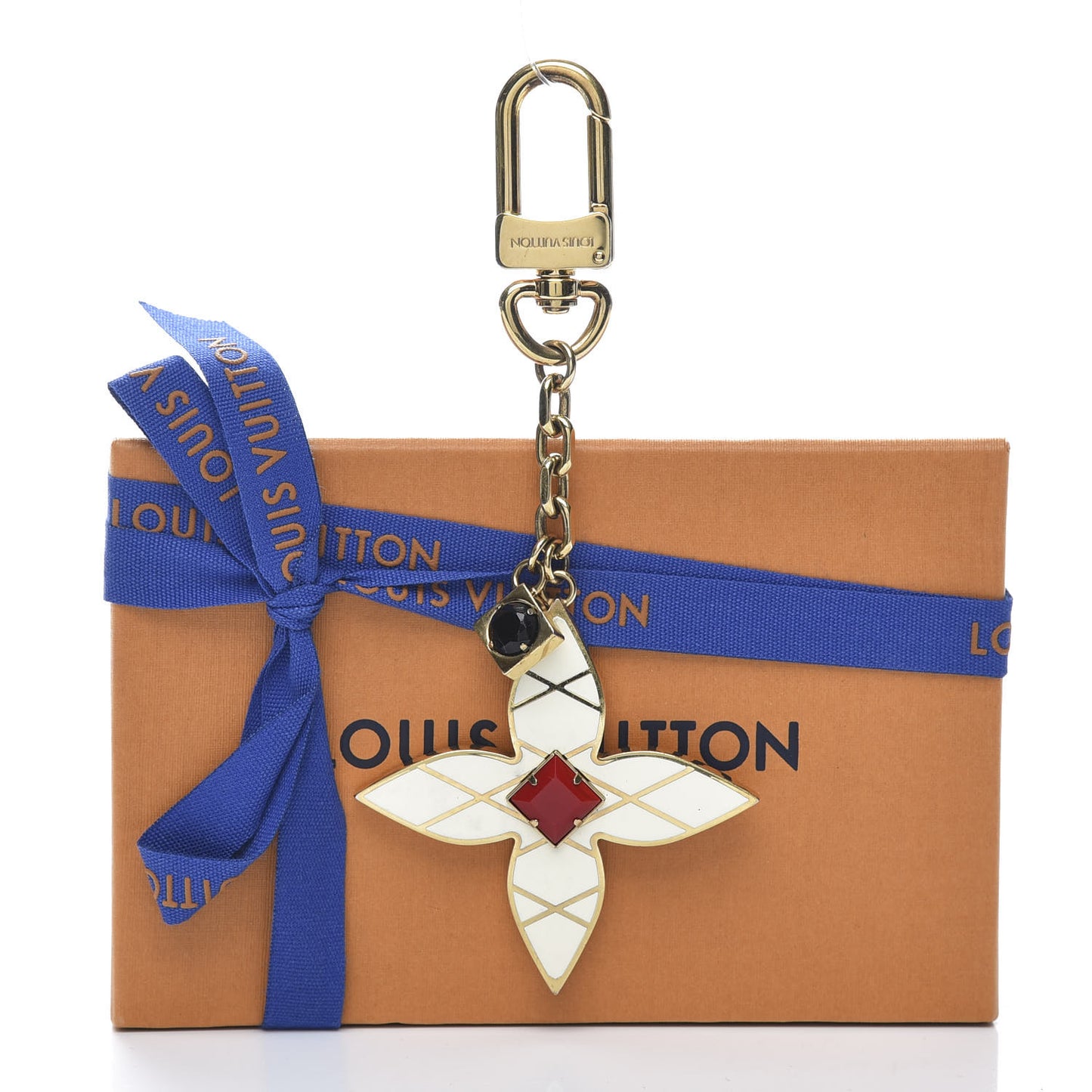 Malletage Flowers Bag Charm Key Holder