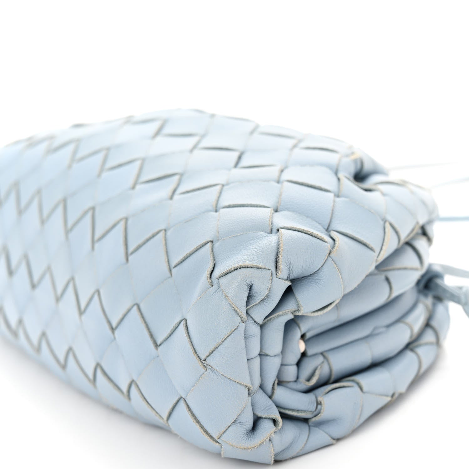 Bottega Veneta Nappa Intrecciato The Mini Pouch Ice 9 of 9