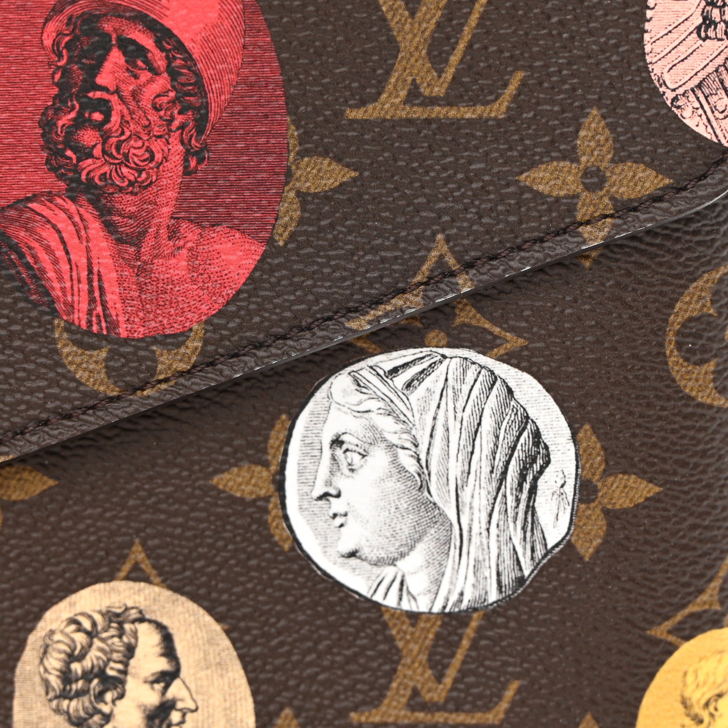 Louis Vuitton X FORNASETTI Monogram Cameo Pochette Metis 10 of 11
