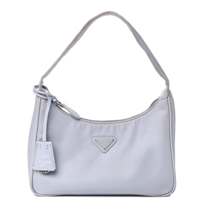 Prada Re-Nylon Saffiano Mini Re-Edition 2005 Bag Fiordaliso 1 of 16