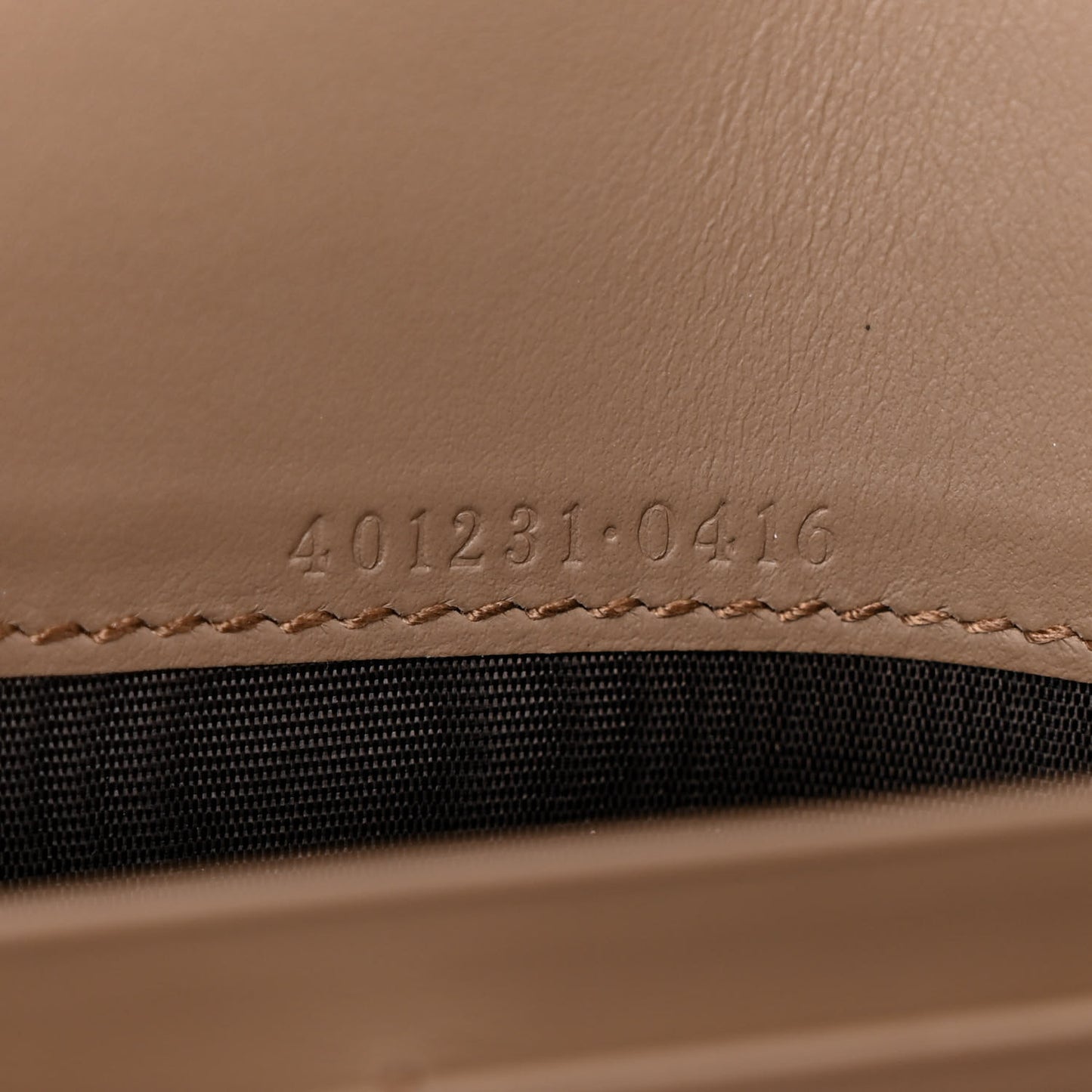 GG Supreme Monogram Mini Dionysus Chain Wallet Beige Taupe