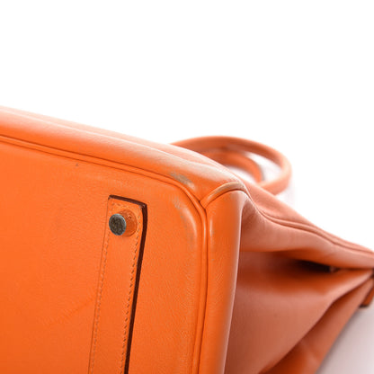 Hermes Swift Horseshoe Birkin 35 Orange 37 of 40