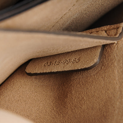 Chloe Suede Calfskin Small Faye Shoulder Bag Motty Grey 7 of 8