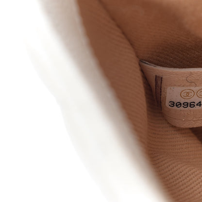 Chanel Iridescent Caviar Quilted Extra Mini Coco Handle Flap Ivory 9 of 10