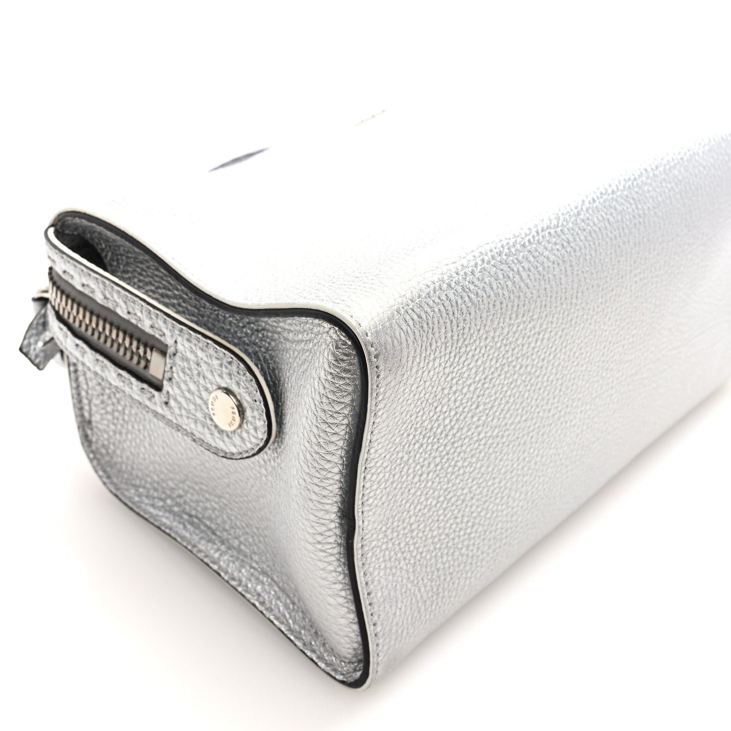 Cuoio Romano Lux Selleria Lei Boston Tote Argento