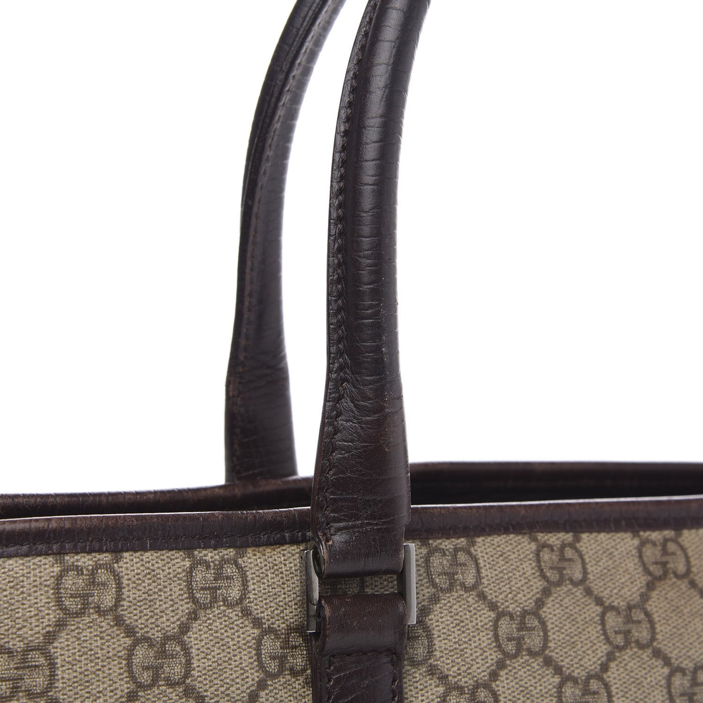GG Plus Monogram Medium Joy Tote Dark Brown