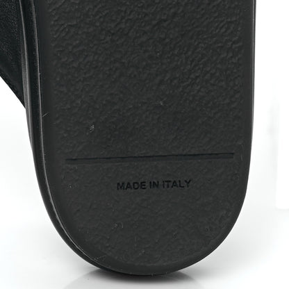 Fendi Vitello Womens Fendigraphy Slide Sandals 36 Black 6 of 10