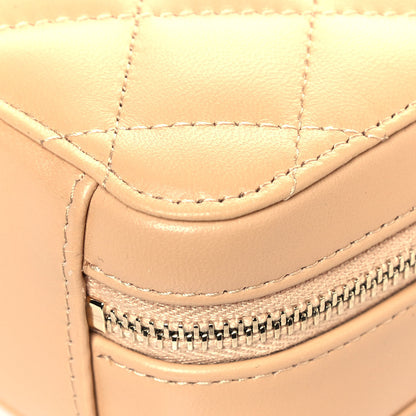 Chanel Lambskin Quilted CC Pearl Crush Camera Case Beige 8 of 10