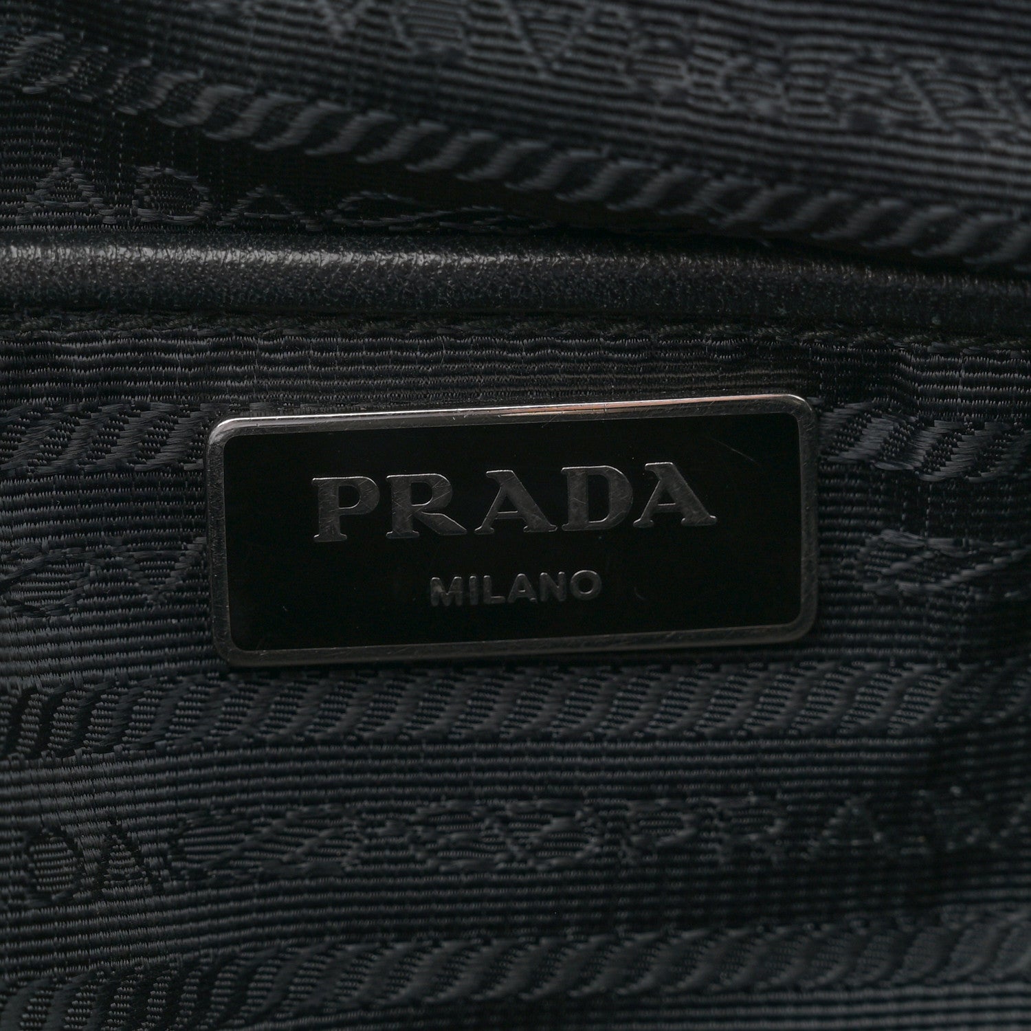 Prada Nylon Vela Medium Backpack Black 6 of 10