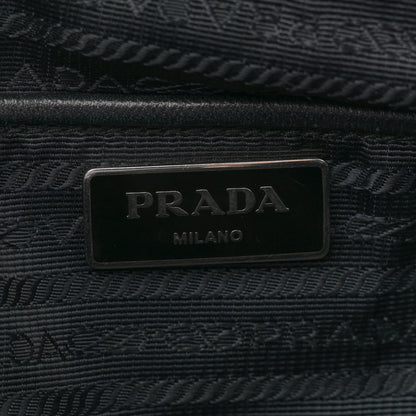 Prada Nylon Vela Medium Backpack Black 6 of 10