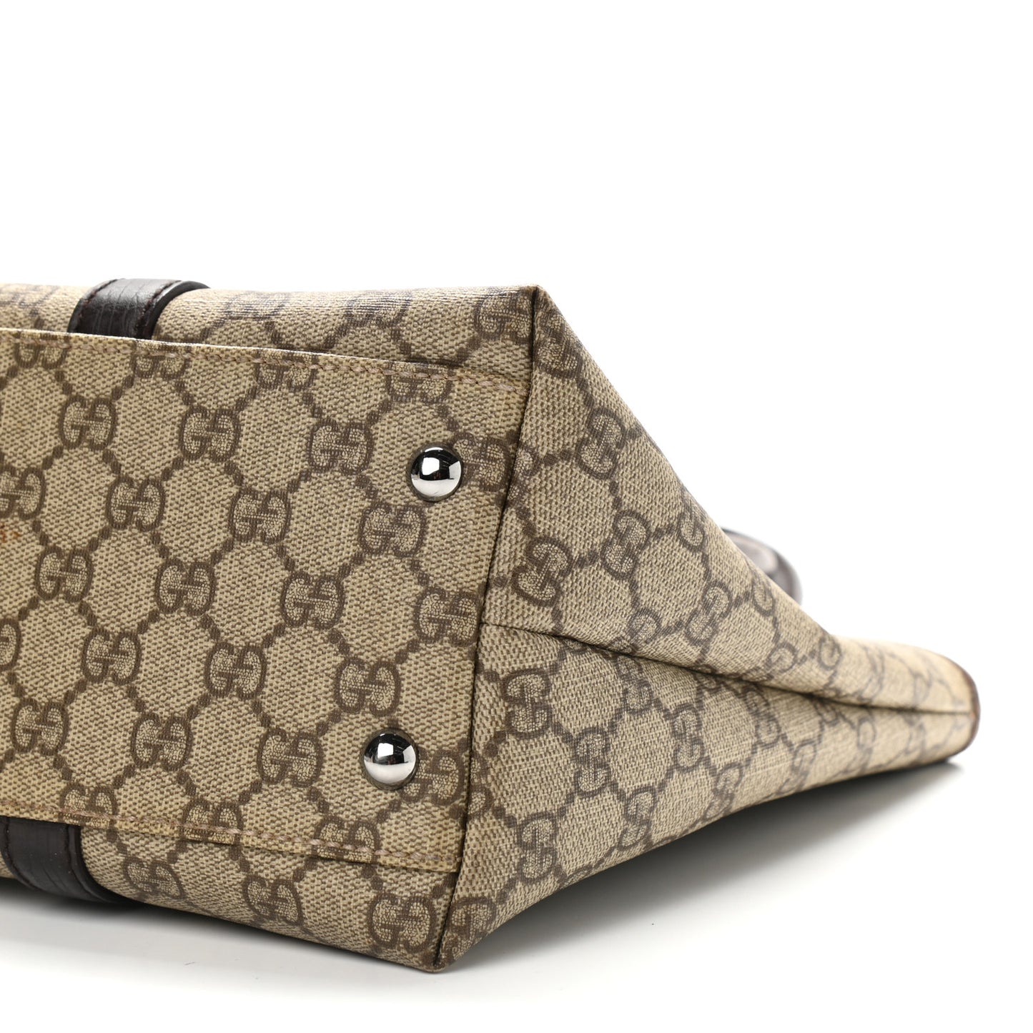 GG Plus Monogram Medium Joy Tote Dark Brown