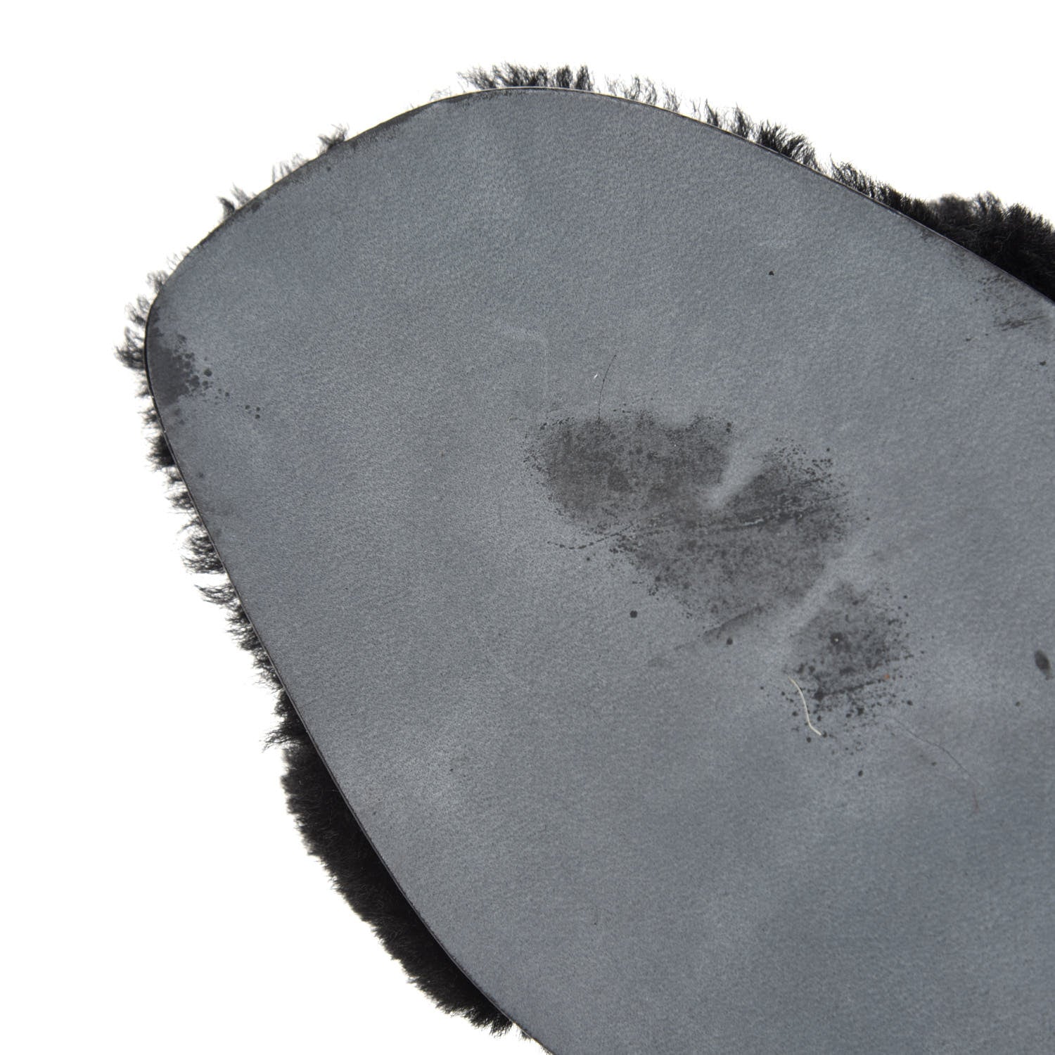 Hermes Woolskin Oran Sandals 37.5 Black 8 of 10