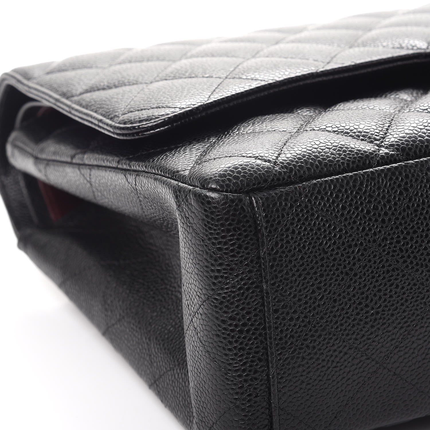Chanel Caviar Quilted Maxi Double Flap Black 10 of 16