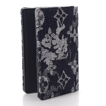 Louis Vuitton Monogram Tapestry Pocket Organizer Bleu 3 of 7