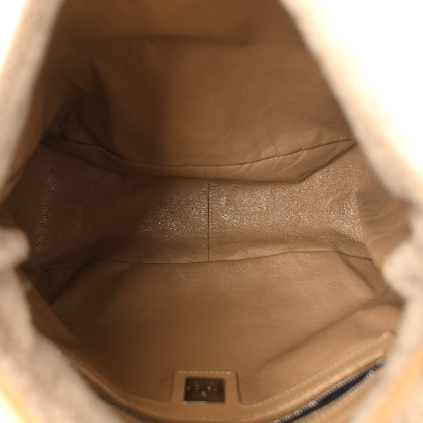 Wool Zucca Mama Baguette Beige