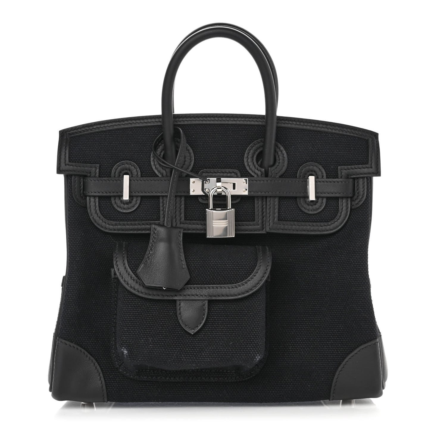 Toile Goeland Swift Cargo Birkin 25 Black