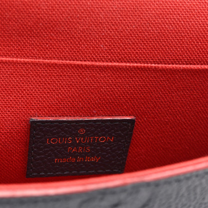 Louis Vuitton Empreinte Pochette Felicie Chain Wallet Marine Rouge 7 of 11
