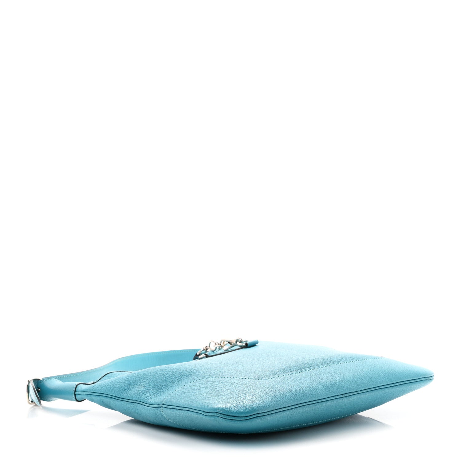 Hermes Chevre De Coromandel  Trim II 31 Shoulder Bag Turquoise 4 of 9