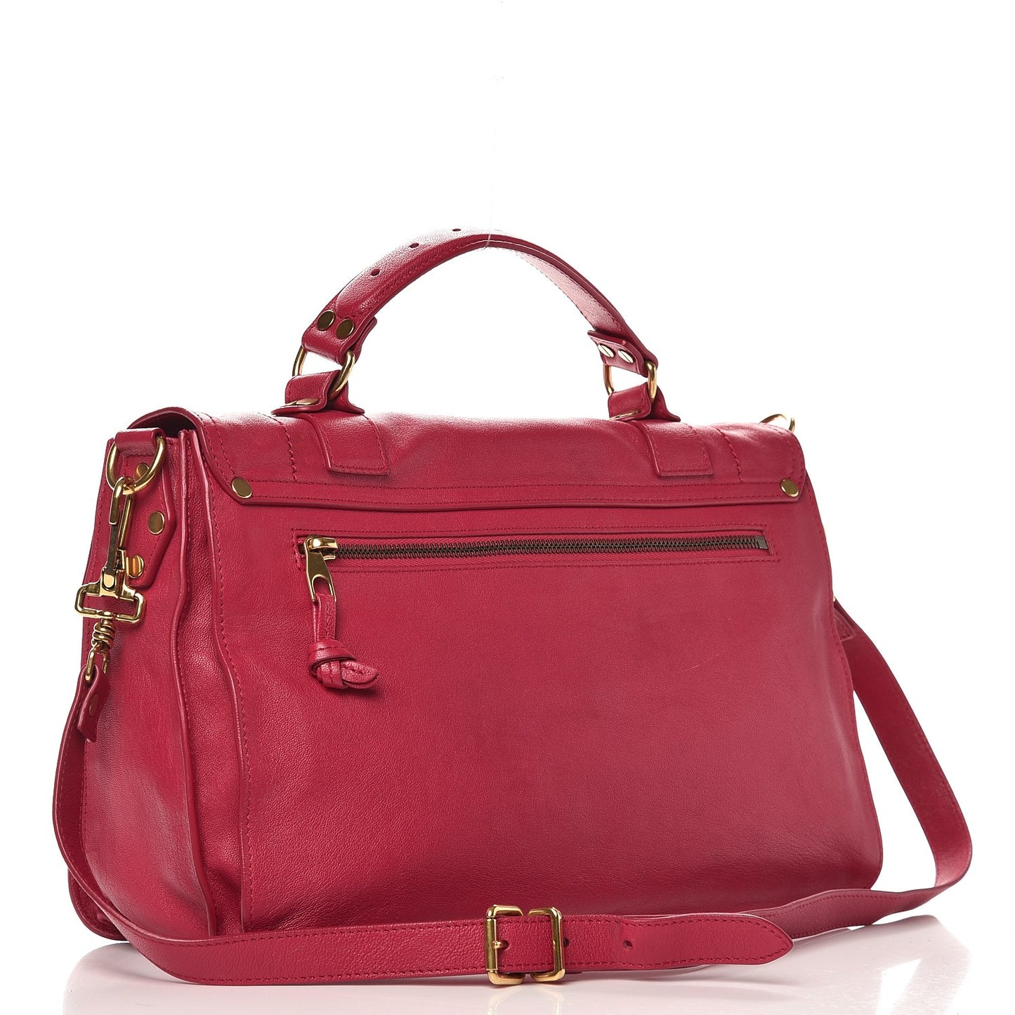 Lambskin Medium PS1 Satchel Raspberry