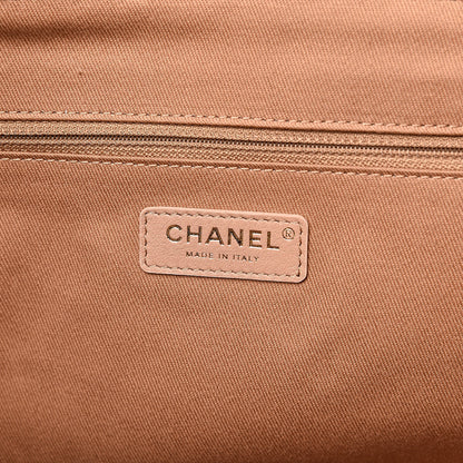 Chanel Mixed Fibers Striped Large Deauville Tote Beige 6 of 10