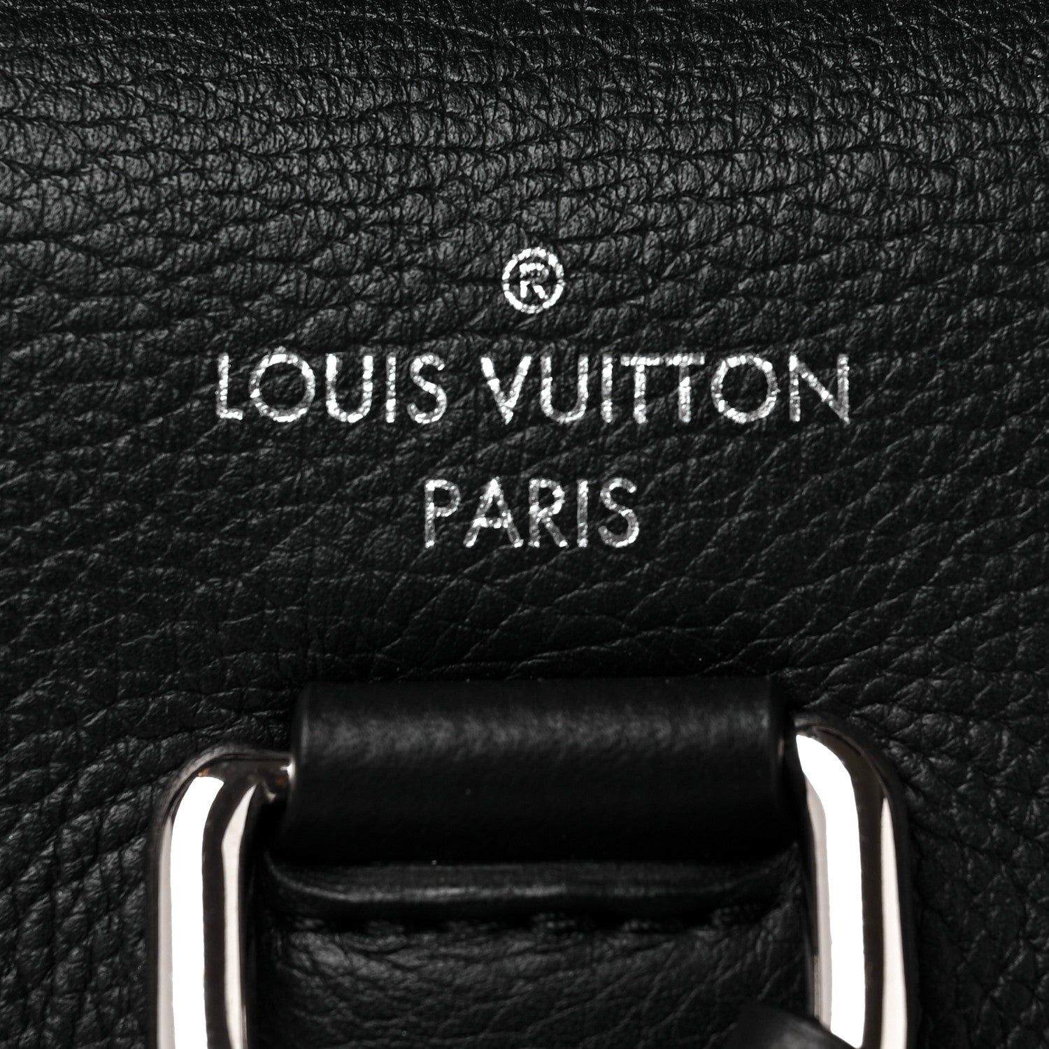 Louis Vuitton Calfskin Lockme Backpack Black 9 of 9