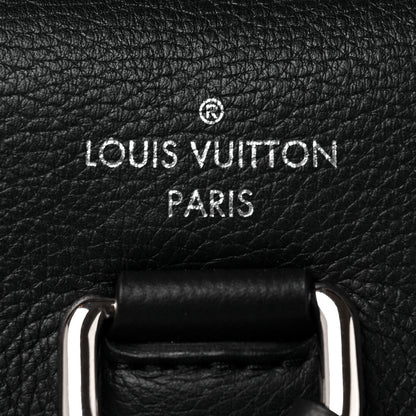 Louis Vuitton Calfskin Lockme Backpack Black 9 of 9