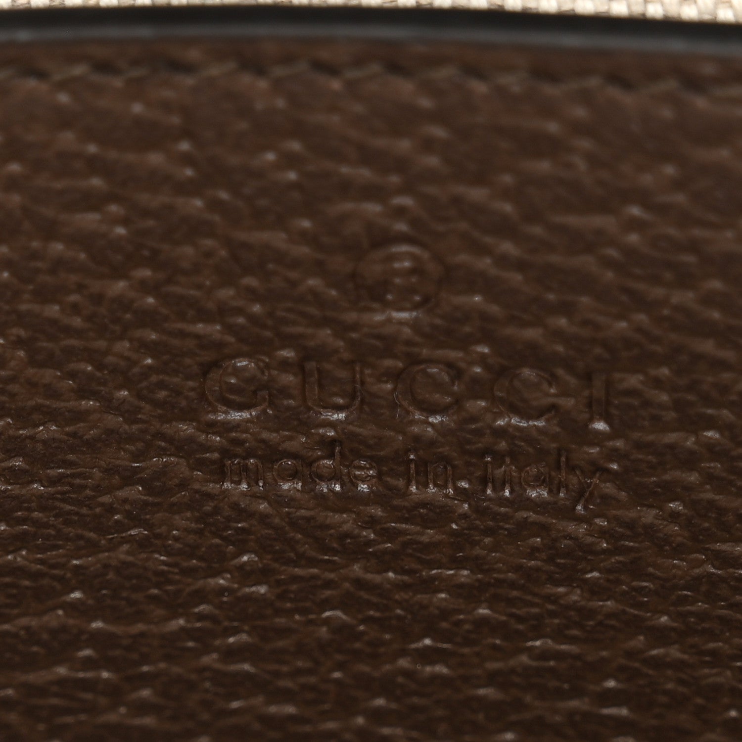 Gucci GG Supreme Monogram Textured Dollar Calfskin Small Ophidia Hobo Beige Ebony New Acero 6 of 10