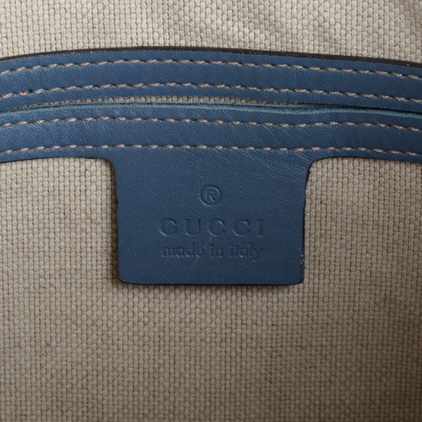 Monogram GG Supreme Stars Small Flat Messenger Bag Light Blue
