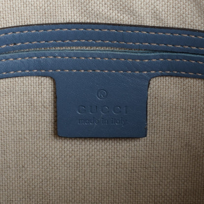 Gucci Monogram GG Supreme Stars Small Flat Messenger Bag Light Blue 6 of 7