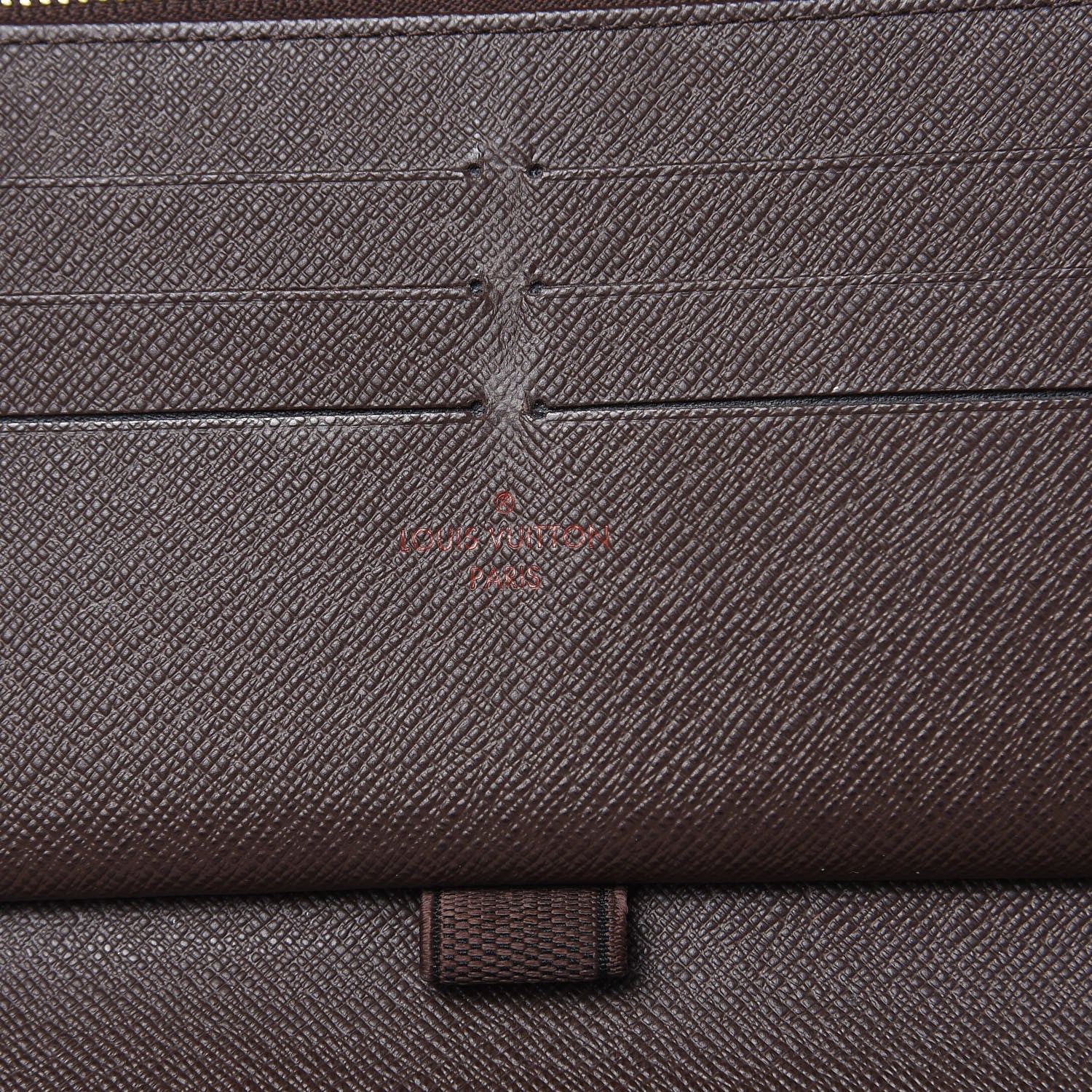 Louis Vuitton Damier Ebene Zippy Organizer Wallet 6 of 10