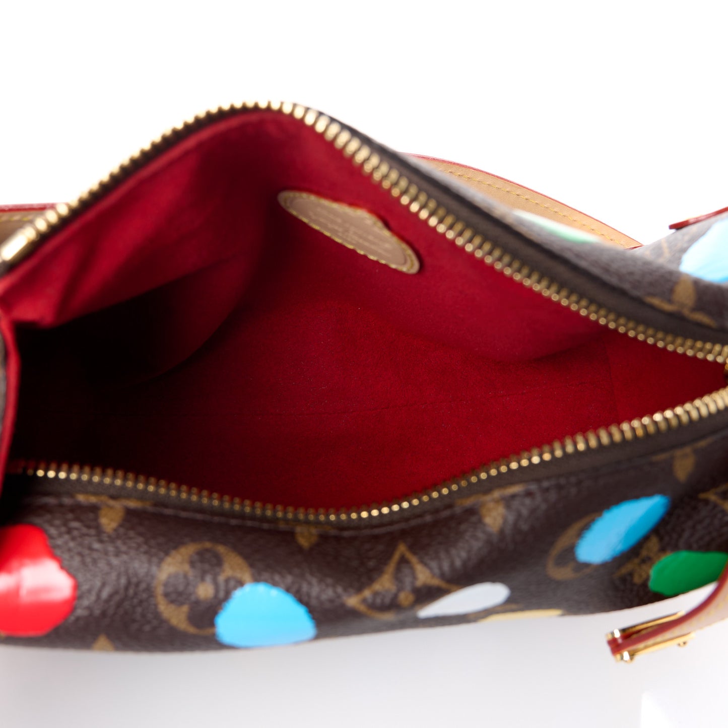 LV X YK Monogram Dots Side Trunk Multicolor