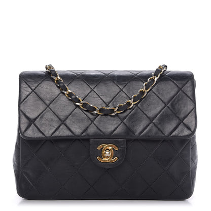 Chanel Lambskin Quilted Small Single Flap Black 1 of 9
