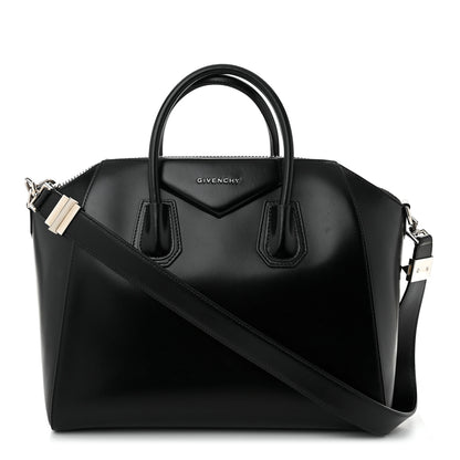 Givenchy Shiny Lord Calfskin Medium Antigona Black 1 of 10