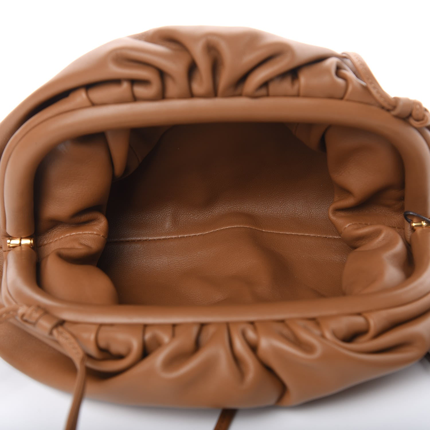 Bottega Veneta Butter Calfskin The Mini Pouch Cammello 5 of 10