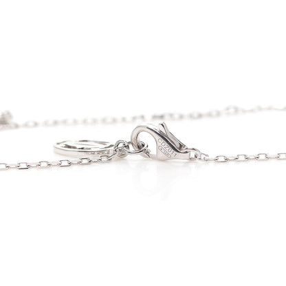 Cartier 18K White Gold Diamond SM D'Amour Pendant Necklace 5 of 5