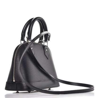 Louis Vuitton Epi Alma BB Black 3 of 8