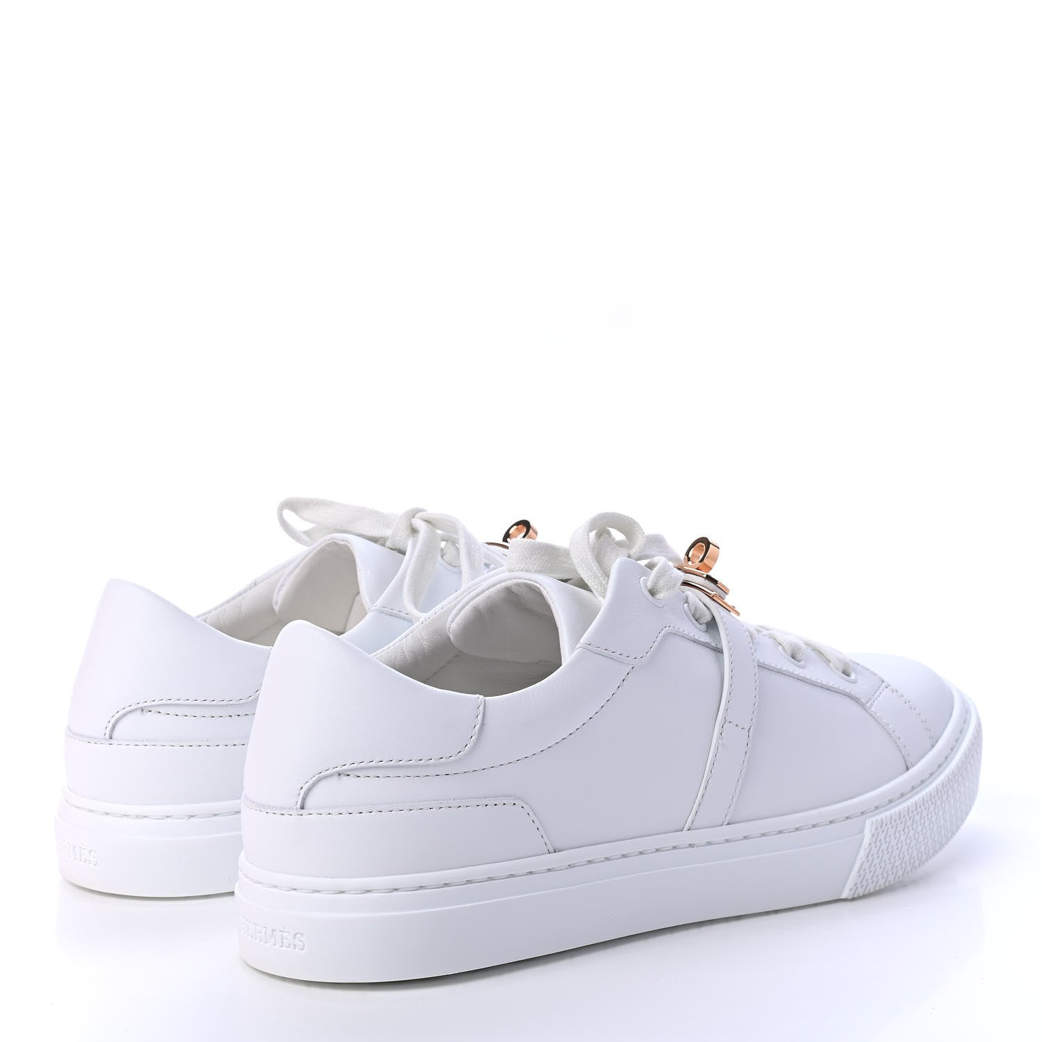 Hermes Calfskin Day Sneakers 37 White 3 of 4
