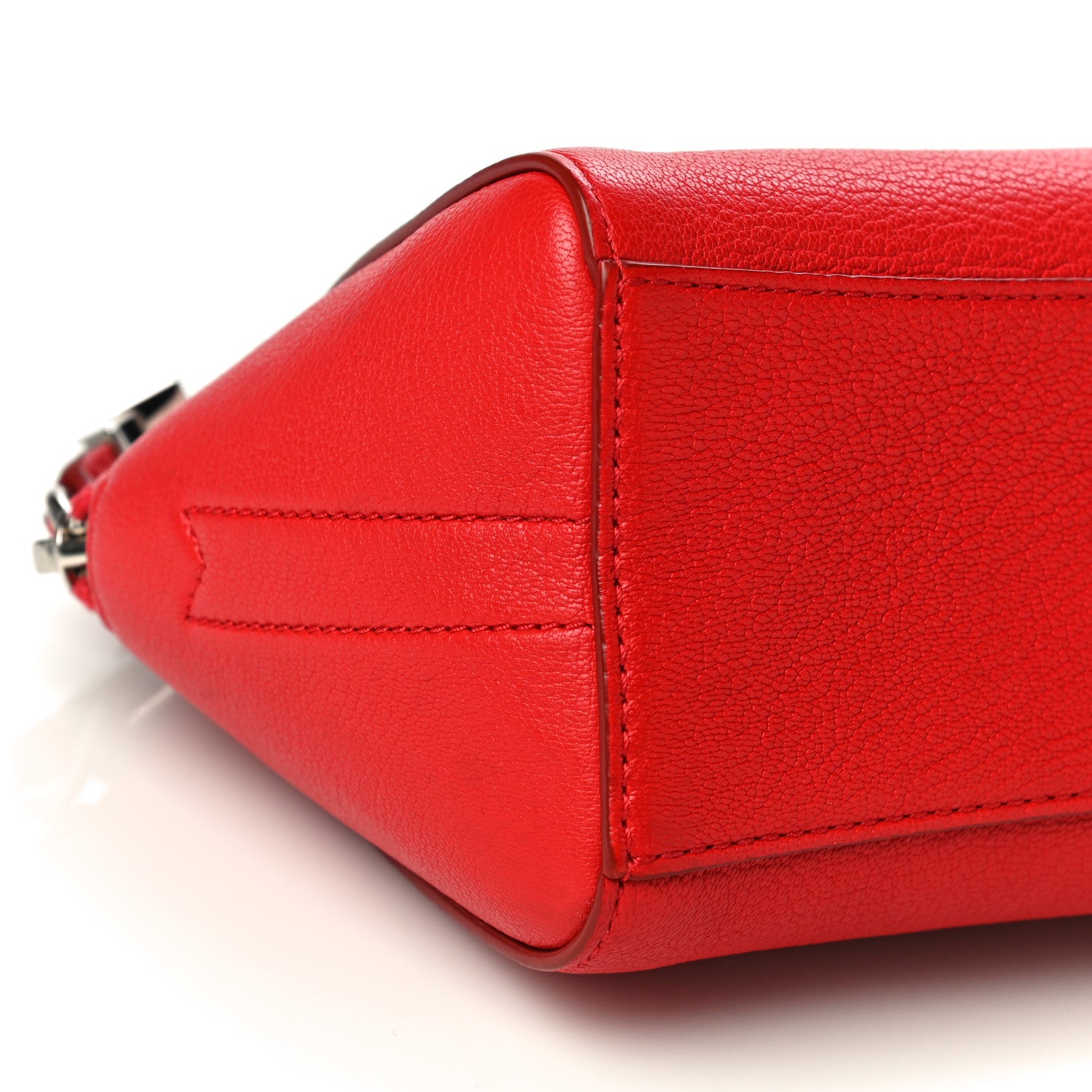 Givenchy Sugar Goatskin Small Antigona Beauty Wristlet Red 10 of 14