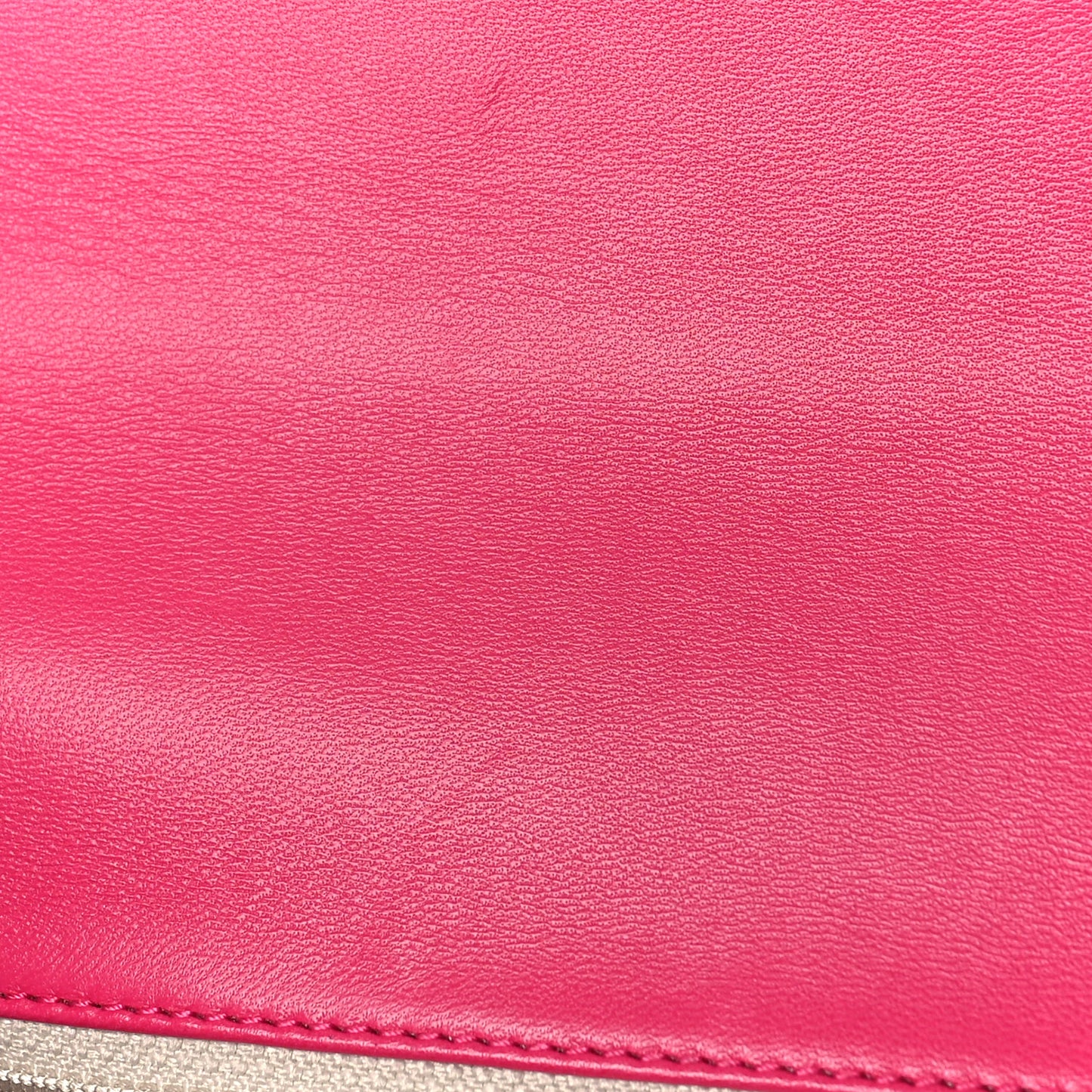Lambskin Quilted Large Boy Flap Pink