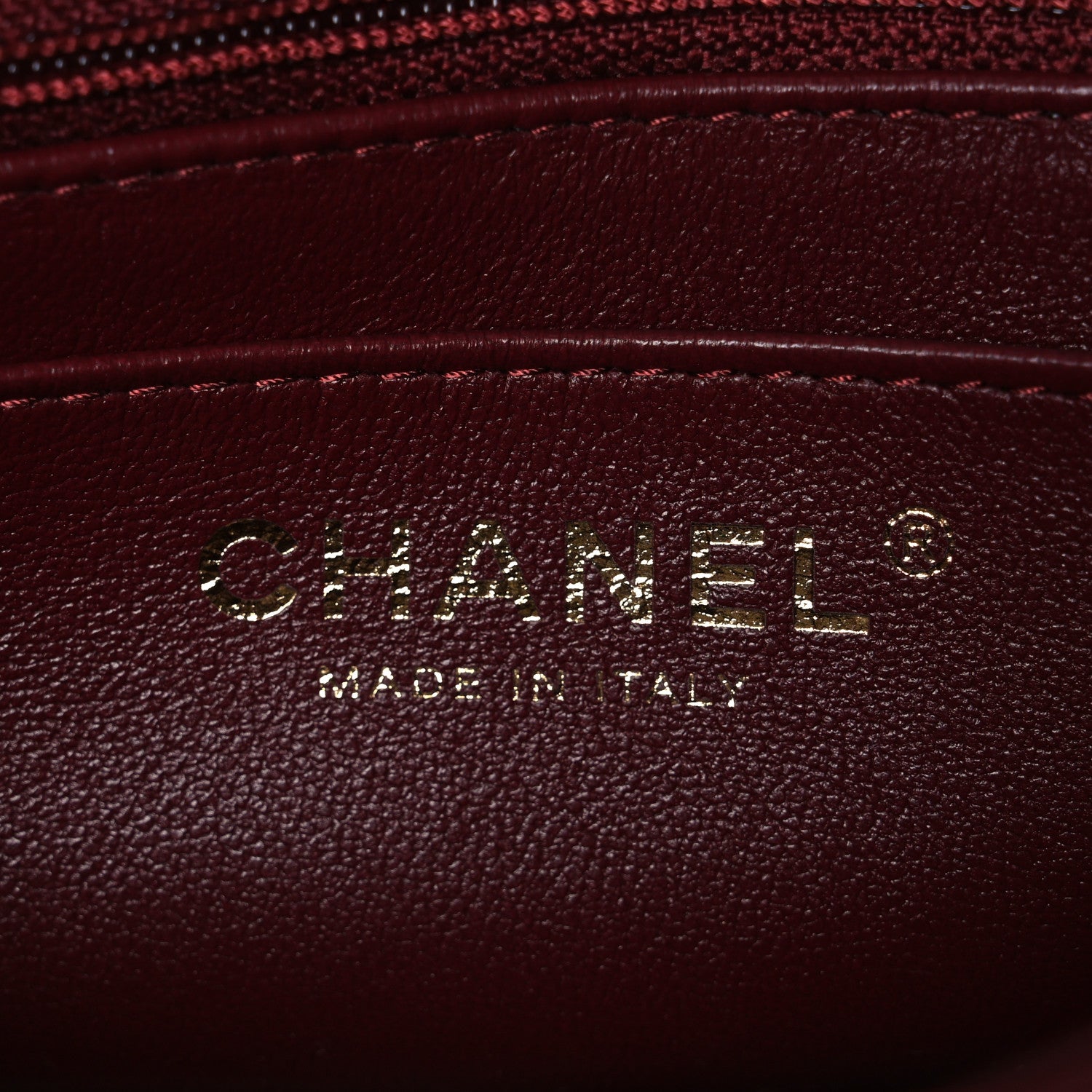 Chanel Lambskin Quilted Extra Mini Flap Bag Burgundy 6 of 11