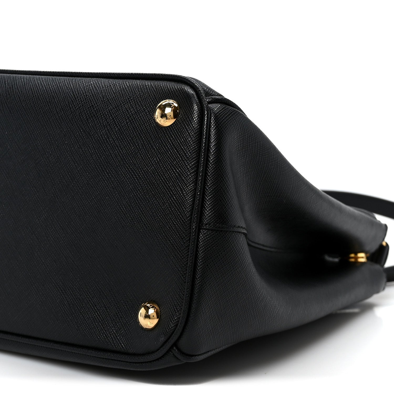 Prada Saffiano Medium Galleria Double Zip Tote Black 9 of 9