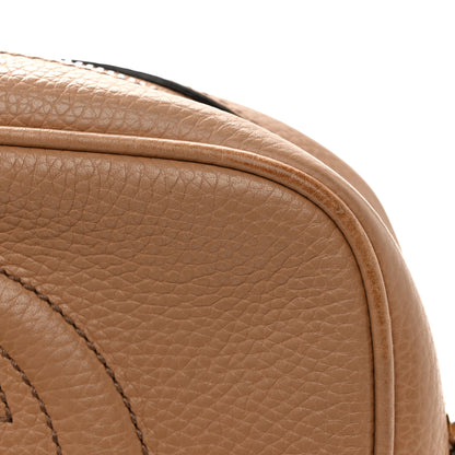 Gucci Pebbled Calfskin Small Soho Disco Bag Camelia 15 of 16