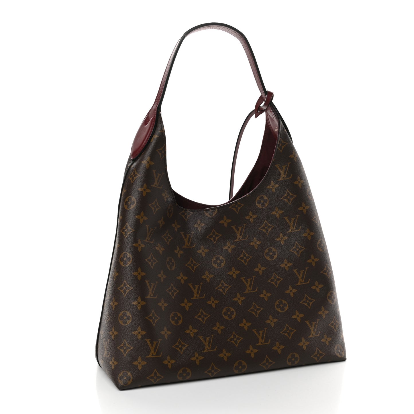 Monogram Flower Hobo Bordeaux