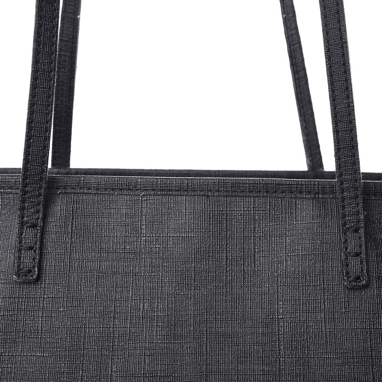 Fendi Zucca Spalmati Large Roll Tote Black 9 of 15
