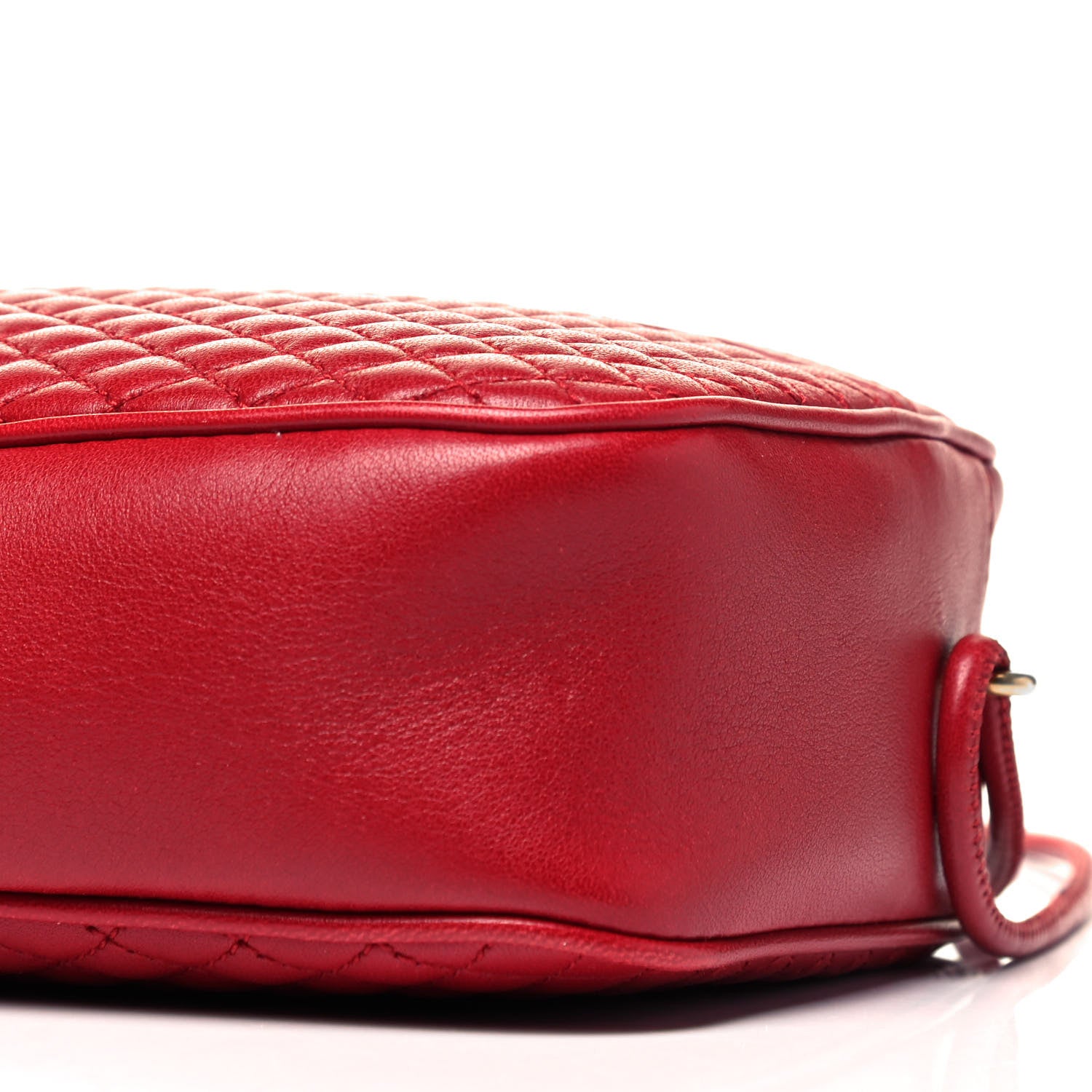 Saint Laurent Lambskin Quilted Monogram Victoire Camera Bag Rouge Eros 7 of 10